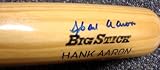 Hank Aaron Autographed/Hand Signed Adirondack Big Stick Bat PSA/DNA #L71871