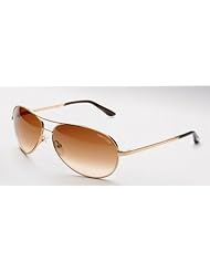 Tom Ford Charles FT0035 Sunglasses - 772 Shiny Rose Gold (Gradient Brown Lens) - 62mm by Tom Ford
