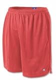 Champion Men's Long Mesh Short with Pockets Scarlet Small