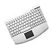 Adesso Mini White USB Keyboard with Glidepoint Keyboard  ( ACK-540UW )