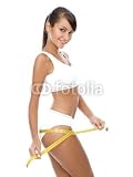 Wallmonkeys Peel and Stick Wall Decals – Fitness Girl – 24″H x 18″W Removable Graphic