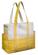 100% Cotton Canvas Shoulder Tote w/ Multiple Pockets