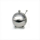 Cuisinox 12 Oz Footed Sugar Bowl with Spoon in Satin - SUG186