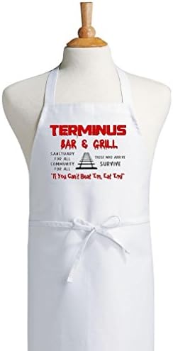 Walking Dead Terminus Cooking Apron, Halloween Party Aprons by CoolAprons