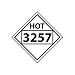 Dot Placard - Four Digit 3257