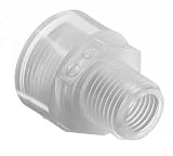 Parker Partek PFA Compression Fittings PB-24-P-01 Reducer 1/8 FNPT X 1/4 MNPT