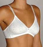 Grenier Cotton Floral Knit Soft Cup Bra (8550) 34B/White