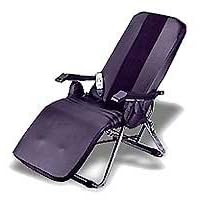 Massagenius - FOLDING - Portable Massage Chair Folding Shiatsu Massage Recliner - Black -