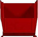 Quantum Heavy-Duty Storage Bins - 4-Pk., Red