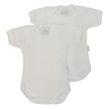 Twin Pack Baby Bodysuit White 12-18m
