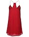 Women's Classic V-Neck Spaghetti Strap Sun Slip Mini Dress