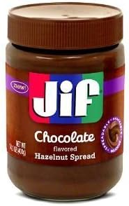 Jif Chocolate Flavored Hazelnut Spread (Pack of 3)