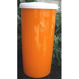 Tupperware Insulated Dripless Tumbler Hot Orange by on the go