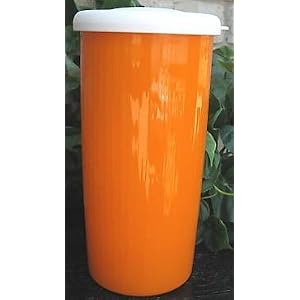 Tupperware Insulated Dripless Tumbler Hot Orange (Straw not includes) by Tupperware