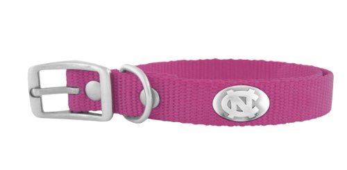 Zep-Pro Pink Nylon Concho Pet Collar, North Carolina Tar Heels, Small Zep-Pro Pink Nylon Concho Pet Collar, North Carolina Tar Heels, Small