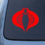 GI JOE COBRA - Vinyl Decal Sticker #A1449 | Vinyl Color: Red