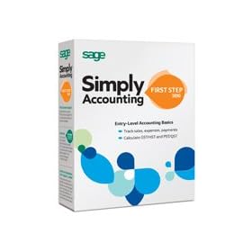 Simply Accounting by Sage First Step 2010 English Spanish by Sage