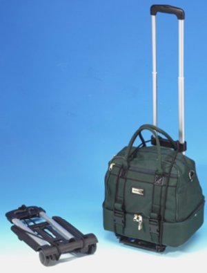 Fold flat bowls trolley