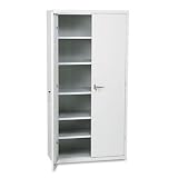 HON COMPANY / HONSC1872Q / Assembled High Storage Cabinet, 5 Adjustable Shelves, 36 x 18 x 72, Gray / Sold as 1 EA