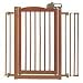 Pet Supplies : Richell 94118 One-Touch Adjustable Pet Gate with Wood Finish