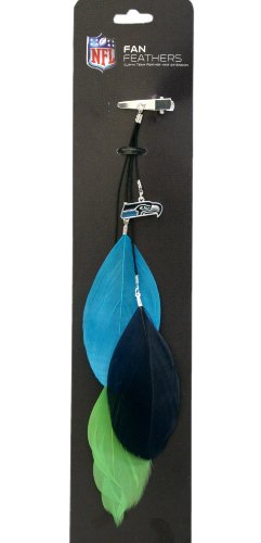 Seattle Seahawks Team Color Feather Hair Clip