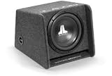 JL Audio CP112-W0v3 Single 12 12W0v3-4 Loaded Ported Enclosure with Gray Carpet Finish