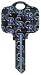 Colorado Rockies Kwikset KW1 House Key