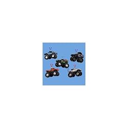 Club Pack of 30 Monster Jam Miniature Truck Christmas Ornaments 2"