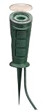 Coleman Cable 9350 3 Outlet Power Stake with Easy Set Timer