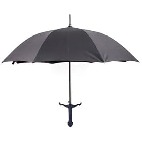 Broad Sword Style Umbrella 36" Full Length Auto Release Outdoor Novelty Black: Kitchen &amp; Dining