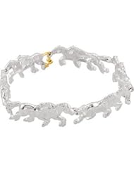 925 Sterling And 14K Yellow Gold And Sterling Silver Stampede Bracelet