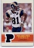 2009 Upper Deck Philadelphia Fabric #PFHO Torry Holt - Jacksonville Jaguars (Piece of Authentic Jersey)(Football Cards)
