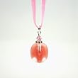 Glass Pendant - Wen Pink