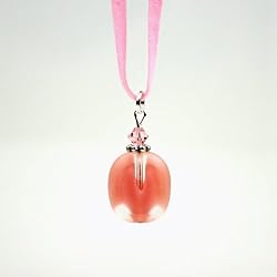 Glass Pendant - Wen Pink
