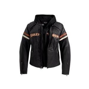 H-D Women’s Miss Enthusiast 3-in-1 Leather Jacket SM