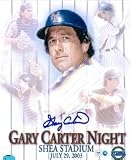 Gary Carter Autographed/Hand Signed 8x10 Photo (New York Mets) Gary Carter Night