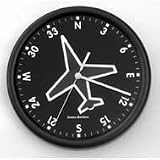 Review ROCKET RADIO © COPYRIGHT  / ROCKET RADIO - Aircraft Instrument Compass Heading Style Clock