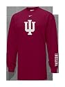 Indiana Hoosiers Nike Logo Long Sleeve Tee