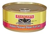 Pet Supplies : Evanger's Super Premium Holistic Pheasant Dinner for Cats, Case of 24