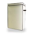 Large Cream Linen Laundry Storage Basket