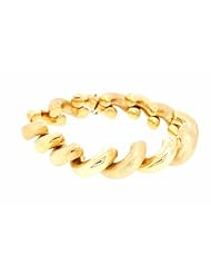 14K Yellow Gold Macaroni Link Bracelet