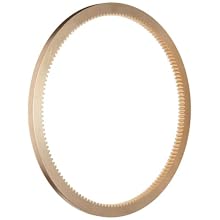 Boston Gear YI24144 Internal Gear, 20 Degree Pressure Angle, 24 Pitch, 144 Teeth, Brass
