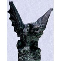 Gothic Statue Menacing Medieval Sculpture French Gargoyle