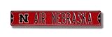 NEBRASKA CORNHUSKERS AIR NEBRASKA w/N logo AUTHENTIC METAL STREET SIGN (6 X 36)