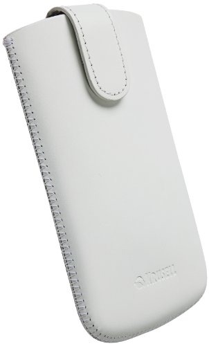 Krusell Asper&ouml; Leder Etui mit R&uuml;ckzugfunktion f&uuml;r BlackBerry 9360 wei&szlig; Preisvergleich