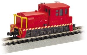 Bachmann MDT Plymouth Switcher Locomotive Industrial - Red - N Scale-image