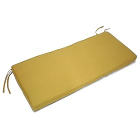 4 Foot Bench Cushion, Gold