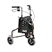 Rollator Walker 3 Wheel Lite Supreme Red Mobility Aid FREE SHIP