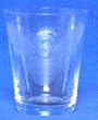 Individually Hand Etched Honeybee Rocks Glass 4.5"H Set / 4