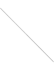 14K White Gold 1.2mm Round Snake Chain 20"